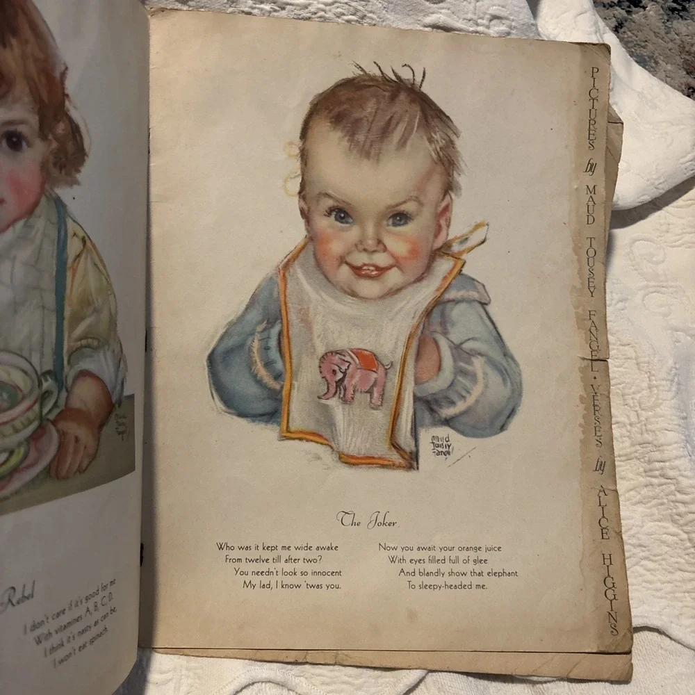 Babies by Maud Tousey Fangel 1933  Color Images of Babies